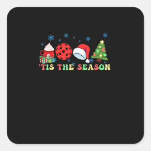 Sticker Carré C'est La Saison Pour Pickleball Iii Esthétique Mod