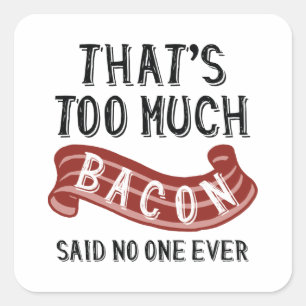 Sticker Carré C'est trop grand