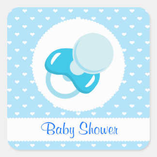 Sticker Carré C'est un bébé garçon design