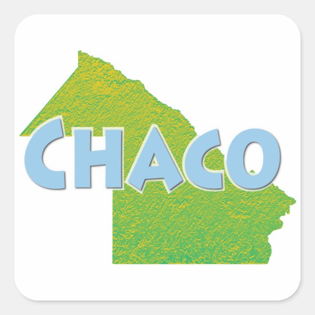 Sticker Carré Chaco (Devant)