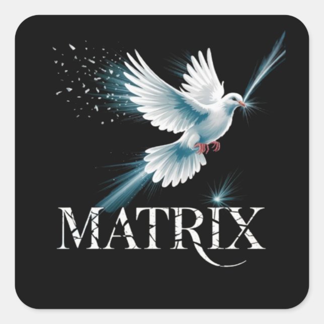 Sticker Carré Chaînes du destin volé (Devant)