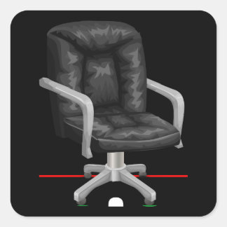 Sticker Carré Chaise chaise chaise chaise en cuir chaise
