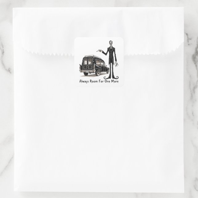 Sticker Carré Chambre Pour Une De Plus (Sac)