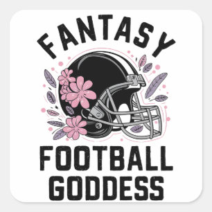 Sticker Carré Championnat d'Imaginaire de football Goddess Sport