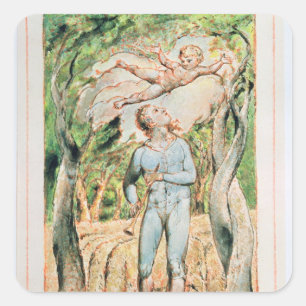 Sticker Carré Chansons de William Blake   de l'innocence ; "le