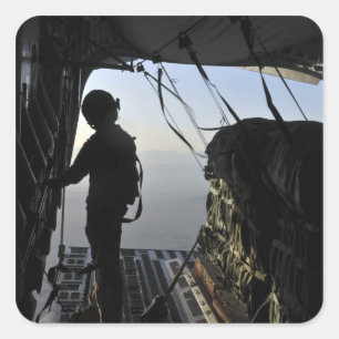 Sticker Carré Chargeur de la Force aérienne américaine