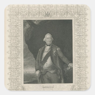 Sticker Carré Charles Cornwallis