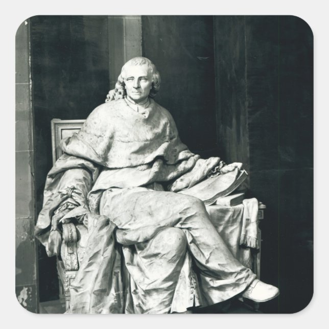 Sticker Carré Charles de Secondat Baron de Montesquieu, 1779 (Devant)