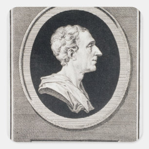Sticker Carré Charles Louis de Secondat, Baron de Montesquieu