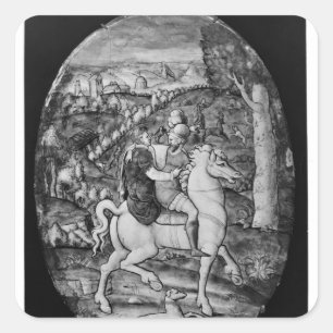 Sticker Carré Chasse