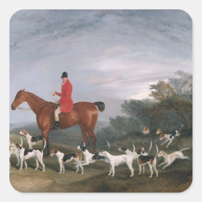 Sticker Carré chasse, 1841 (Devant)