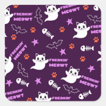 Chat fantôme d'Halloween