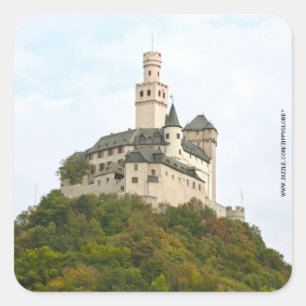 Sticker Carré Château