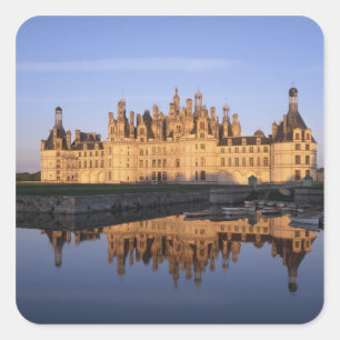 Sticker Carré Château Chambord, Vallée de la Loire, France