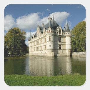 Sticker Carré Château d'Azay-le-Rideau, Indre-et-Loire, 2