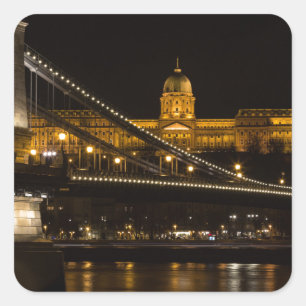 Sticker Carré Château de Hungary Budapest