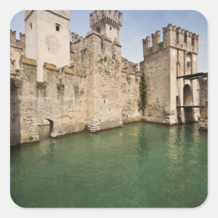 Sticker Carré Château Scaliger, Sirmione, province de Brescia,