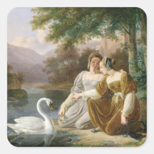 Sticker Carré Châtelaines