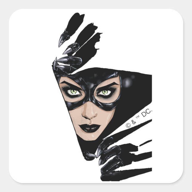 Sticker Carré Chatte Illustration de couverture The Claws Are Ou (Devant)