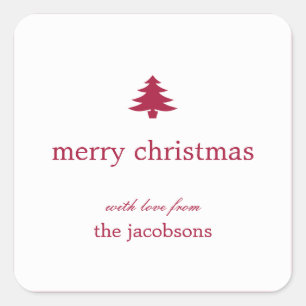 Sticker Carré Chaussures cadeaux de Noël