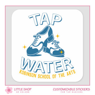 Sticker Carré Chaussures Oxford customisées Tap Dance