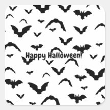 Chauves-souris volantes sur fond blanc