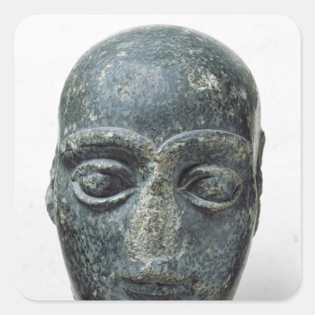 Sticker Carré Chef d'un homme (Devant)