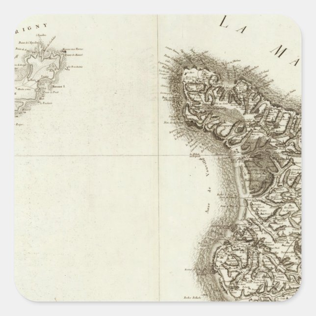 Sticker Carré Cherbourg (Devant)