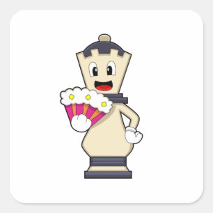 Sticker Carré Chess piece Queen à Chess.PNG