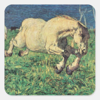 Cheval au galop par Giovanni Segantini, Art ancien