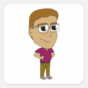 Sticker Carré chibi