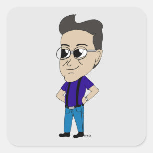 Sticker Carré chibi