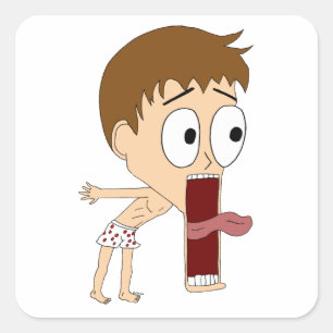 Sticker Carré chibi