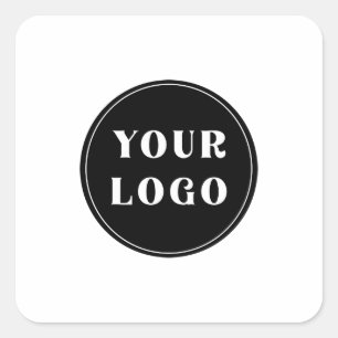 Sticker Carré Chic, Minimaliste, Élégant & Personnalisable