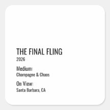 Chic Minimaliste Enterrement de Vie de Jeune Fille