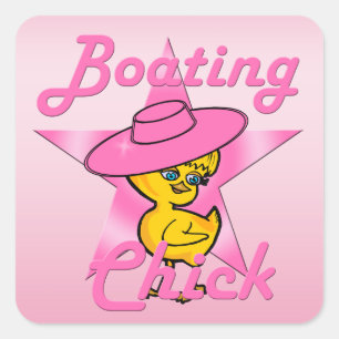 Sticker Carré Chick nautique #8