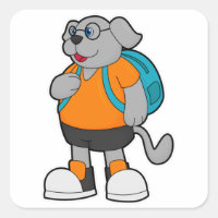 Chien comme randonneur avec sac à dos