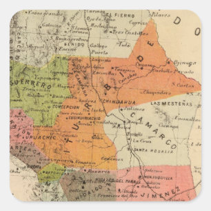 Sticker Carré Chihuahua, Mexique