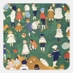 Sticker Carré Children, 1908