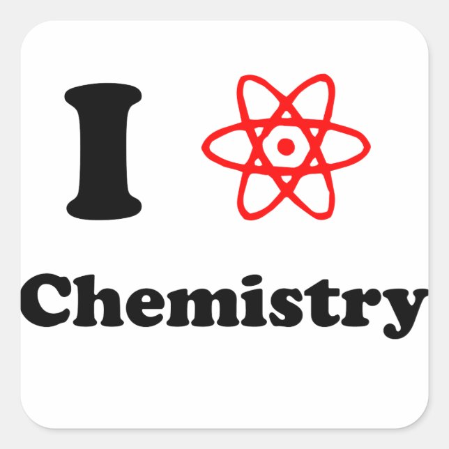 Sticker Carré Chimie (Devant)
