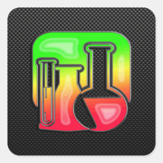 Sticker Carré Chimie lisse