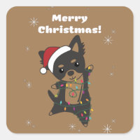 Chiwawa Noël Chien Animaux d'hiver Chiens Chiens C