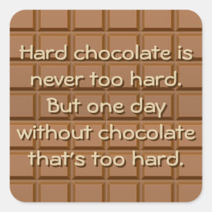 Sticker Carré chocolat
