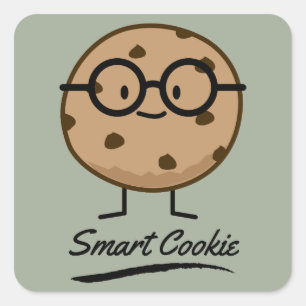 Sticker Carré Chocolat Cookie Smart Cookies