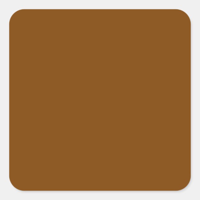 Sticker Carré Chocolat Couleur Arrière - plan cacao Brown Choco  (Devant)