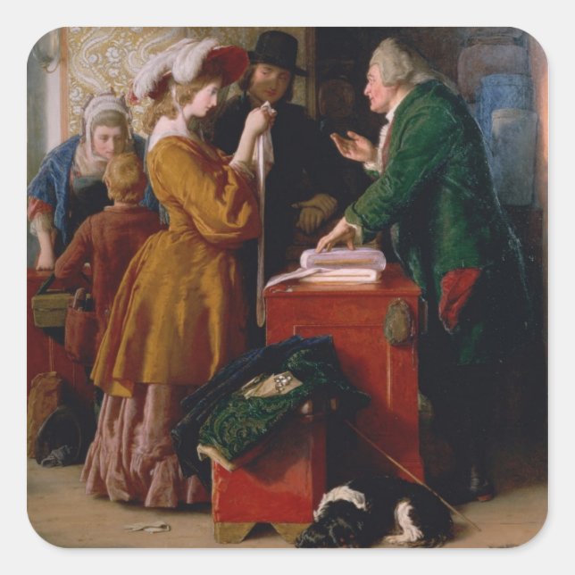 Sticker Carré Choisir le Mariage Gown, du chapitre 1 de "The (Devant)