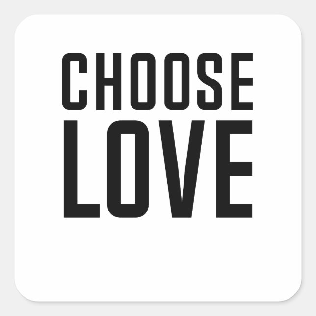Sticker Carré Choisissez (Devant)
