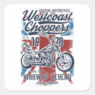 Sticker Carré Choppers de Westcoast