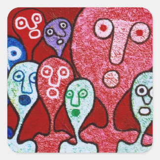 Sticker Carré Chorale Air Head