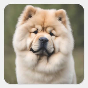 Sticker Carré Chow Chow